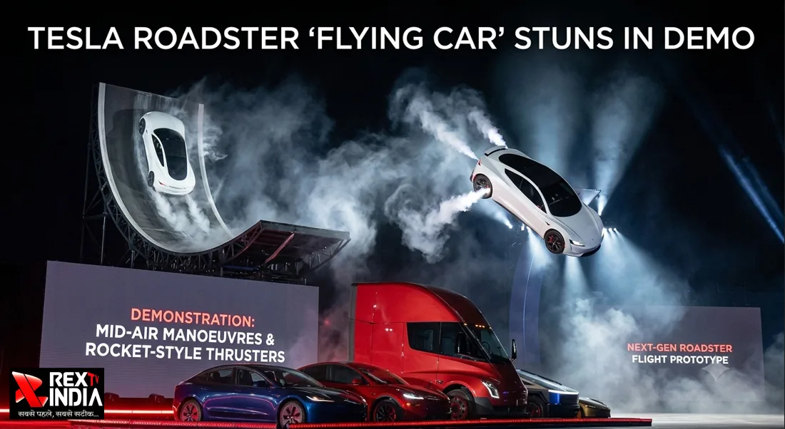 Tesla Flying Car Stuns in Thruster Demo: Specs & Price